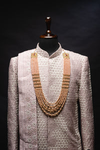 LILAC RAW SILK SHERWANI