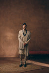 Ivory Grey Regal Sherwani