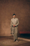 Maharaja Madallion Embroidered Sherwani Set