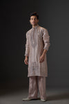 Golden Splendor Embroidered Kurta Set