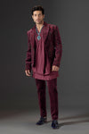 Imperial Garnet Velvet Set