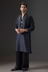 Obsidian Mirage Embroidered Kurta Set