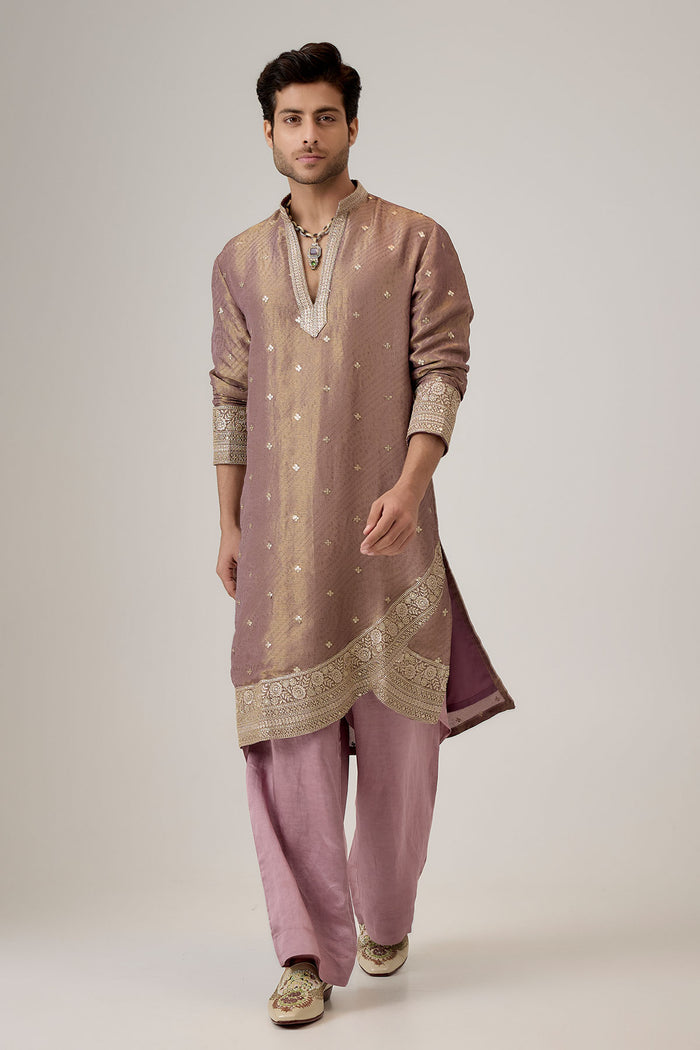 The Radiant Mauve Festive Kurta