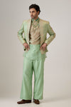 The Verdant Bloom Jodhpuri Set