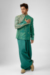 Emerald Eclipse Jodhpuri Set