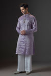 Lavender Tissue Kurta Set