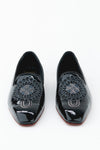 Evening Tassel Black Tuxedo With Hand Embroidered Beeds