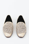 Evening Tassel Beige Tuxedo With Hand Embroidered Beeds