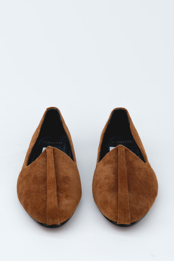 Classic Walnut Shade Suede Jutti