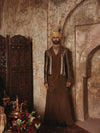 Imperial Panel Embroidered Jacket Set