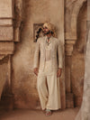 Intricate Cutwork Short Jacket Kurta Set