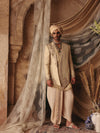 Statement Leaf Panel Embroidered Jacket & Dhoti Set