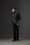 Noir Prism Bandhgala Set