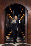 Imperial Orion Crystal-Embellished Asymmetric Tuxedo