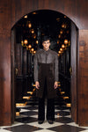 Metallic Indo-Western Set