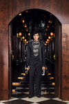 Midnight Beaded  Kurta Ensemble