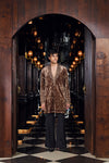 Bronze Majesty Embellished Kurta