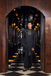 Obsidian Weave Embellished Kurta Set