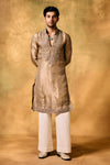 Golden Dawn Tissue Kurta Set for Men
