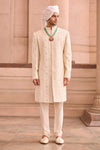 Ivory Lucknowi Couture Sherwani