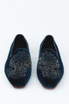 Evening Tassel Navy Blue Hand Embroidered Tuxedo